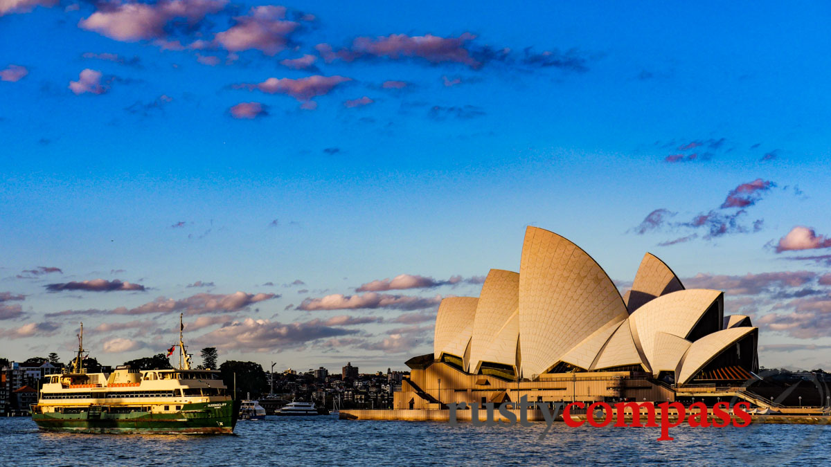 Sydney Opera House - almost 50 years and fresh as ever.